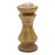 Złoty Świecznik Ceramiczny A Clayre & Eef