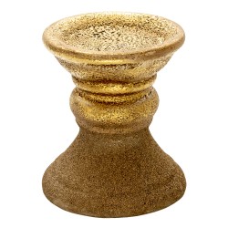Złoty Świecznik Ceramiczny B Clayre & Eef