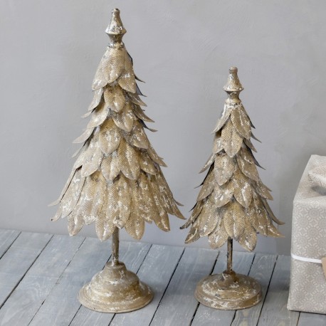 Metalowa Dekoracja Chic Antique Szyszka Duża A