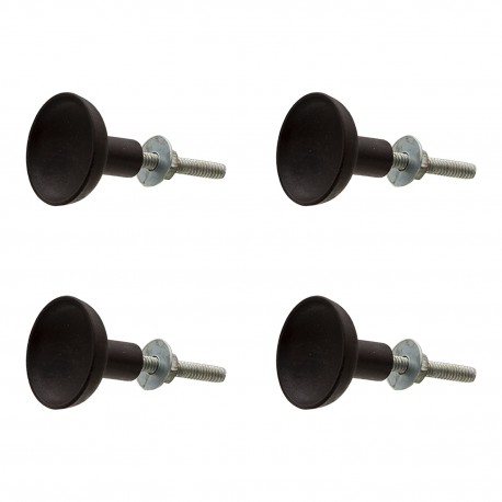 Ozdobne Gałki Do Mebli Brązowe A 4 szt. Clayre & Eef