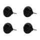 Ozdobne Gałki Do Mebli Czarne A 4 szt. Clayre & Eef