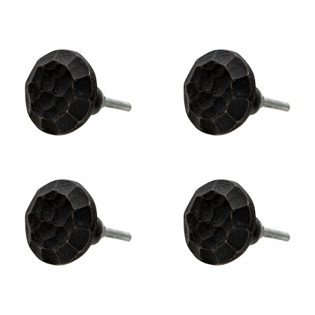 Ozdobne Gałki Do Mebli Czarne A 4 szt. Clayre & Eef