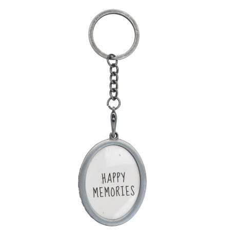 Zawieszka Do Kluczy z Miejscem Na Zdjęcie Srebrna B Clayre & Eef