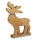 Figurka Świąteczna Jeleń Drewniany B Clayre & Eef