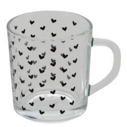 Szklane Kubki w Serca A Clayre & Eef