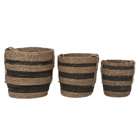 Plecione Kosze 3 szt. J Clayre & Eef