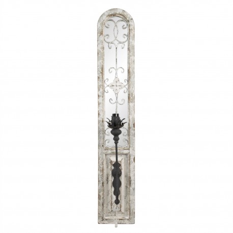 Kinkiet w Stylu Prowansalskim z Lustrem Clayre & Eef