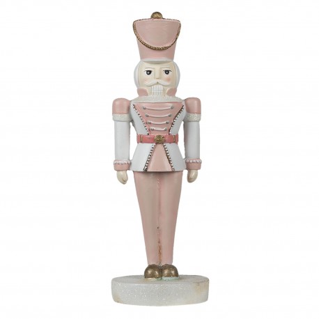 Figurka Dziadka Do Orzechów Różowa Clayre & Eef