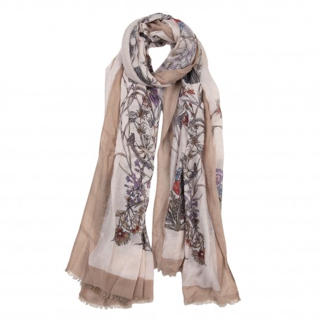Szal w Kwiaty K Clayre & Eef