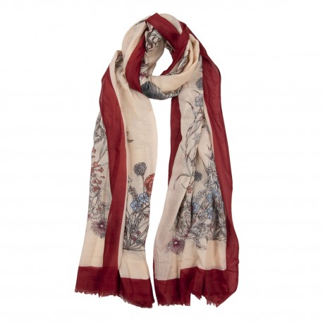 Szal w Kwiaty L Clayre & Eef