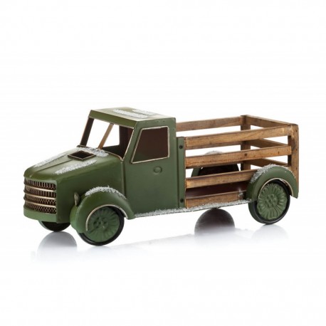 Samochód Świąteczny Aluro Zielony L