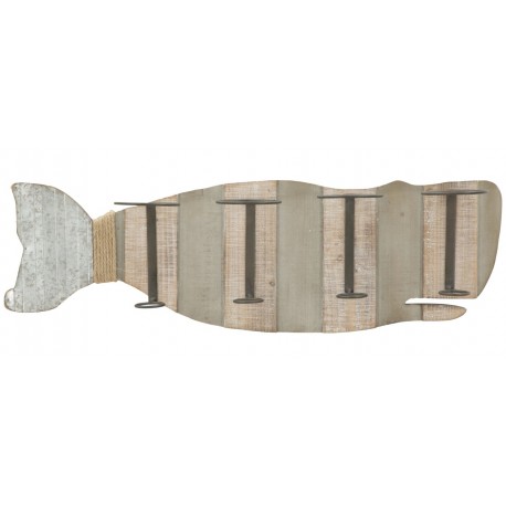 P/BOTTIGLIE DA MURO BALENA CM 80X12,5X25 Mauro Ferretti