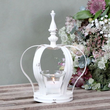Świecznik Prowansalski Chic Antique Korona B