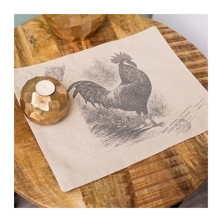 Poduszka w Stylu Prowansalskim z Krową