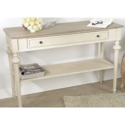 Konsola w Stylu Prowansalskim Livio Z Półką