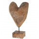 Dekoracja Serce Belldeco Wood Old 1