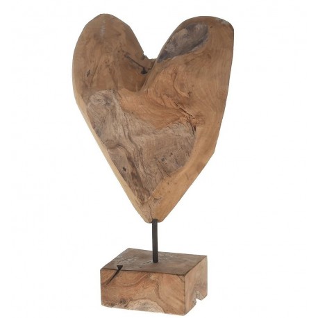 Dekoracja Serce Belldeco Wood Old 1