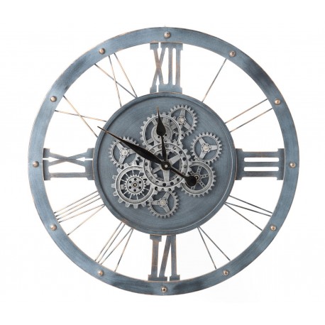 Duży Zegar w Stylu Industrialnym E