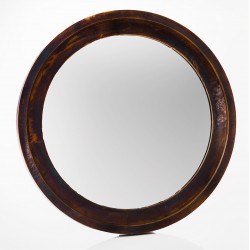 Okrągłe Lustro w Ozdobnej Ramie D