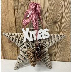 Wiklinowa Gwiazda Do Zawieszenia Duża