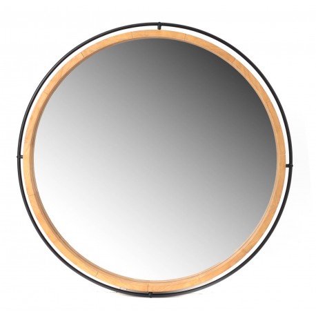 Okrągłe Lustro w Stylu Loftowym A