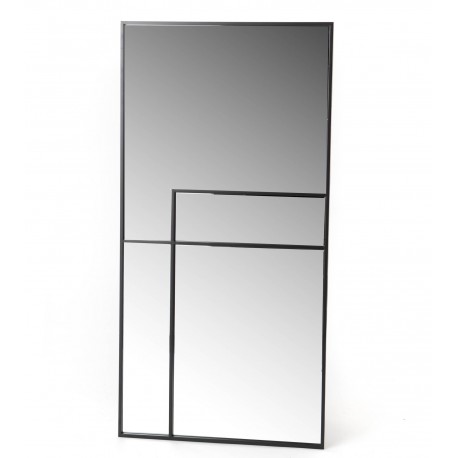 Lustro Loft w Metalowej Ramie A