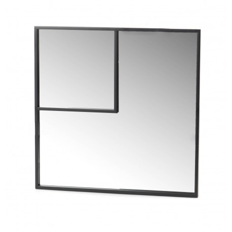 Lustro Loft w Metalowej Ramie C