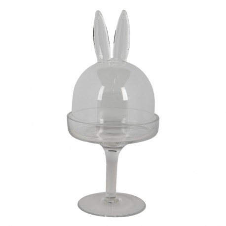 Szklana Patera Zając Mała A Clayre & Eef