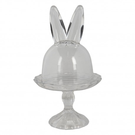 Szklana Patera Zając Mała B Clayre & Eef