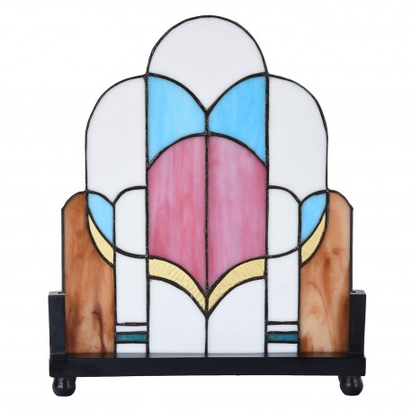 Stołowa Lampa Tiffany Kolorowa B Clayre & Eef