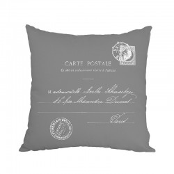Poduszki Ozdobne CARTE POSTALE Szare 