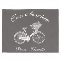 Szare Serwety Na Stół BICYCLETTE 2 szt.