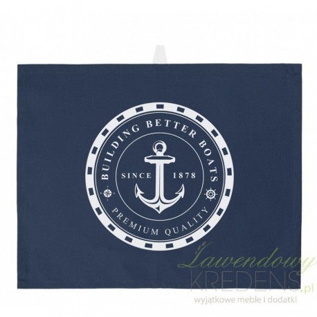 Ściereczki Kuchenne Marynistyczne Granatowe