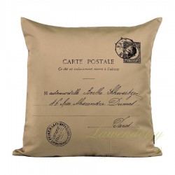 Poduszki Ozdobne Beżowe Carte Postale