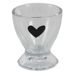 Szklane Kieliszki Na Jajka z Sercem Clayre & Eef