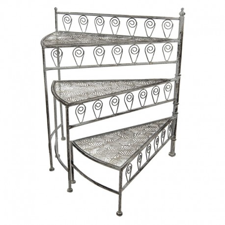Kwietnik Metalowy Prowansalski Schodki Clayre & Eef