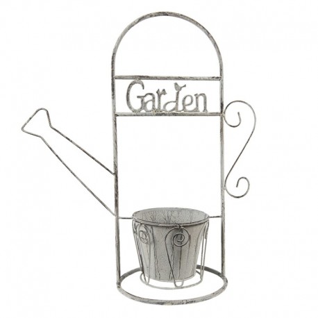 Metalowa Osłonka/Kwietnik w Stylu Prowansalskim D Clayre & Eef