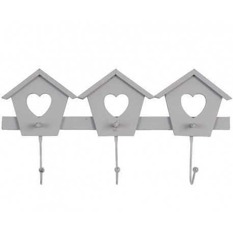 Drewniane Wieszaki Ścienne Domki 6