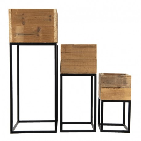 Kwietniki Loftowe 3 szt. Clayre & Eef