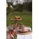 Szklany Świecznik Na Tealight Różowy Clayre & Eef