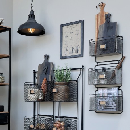 Regał Industrialny z Koszami Chic Antique