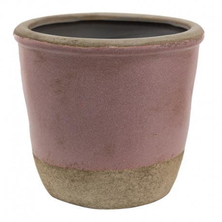 Ceramiczna Osłonka Na Doniczkę Prowansalska Różowa L Clayre & Eef