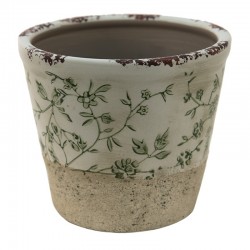 Ceramiczna Osłonka Prowansalska w Kwiaty XL Clayre & Eef