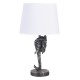Lampa Stołowa Ze Słoniem Srebrna Clayre & Eef