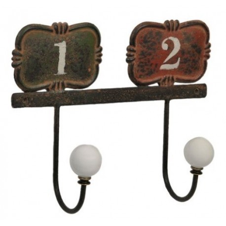 Metalowy Wieszak z Numerami 1