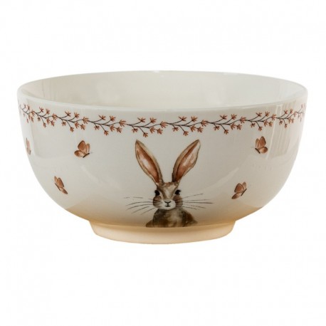 Miska Porcelanowa z Zającem Clayre & Eef
