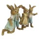Figurka Wielkanocna Cztery Zajączki Clayre & Eef