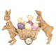Figurka Wielkanocna Zajączki z Pisklętami Clayre & Eef