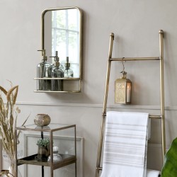 Lustro w Stylu Skandynawskim Chic Antique z Półką A