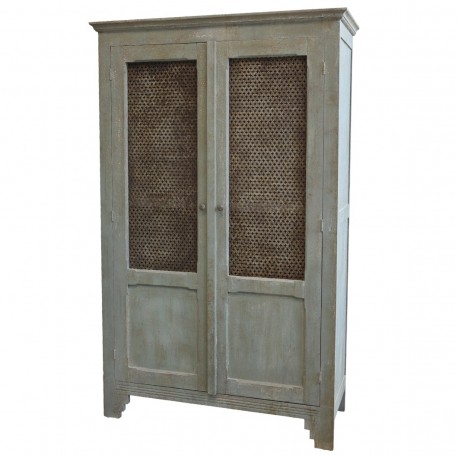 Szafa Chic Antique z Rattanowymi Drzwiami